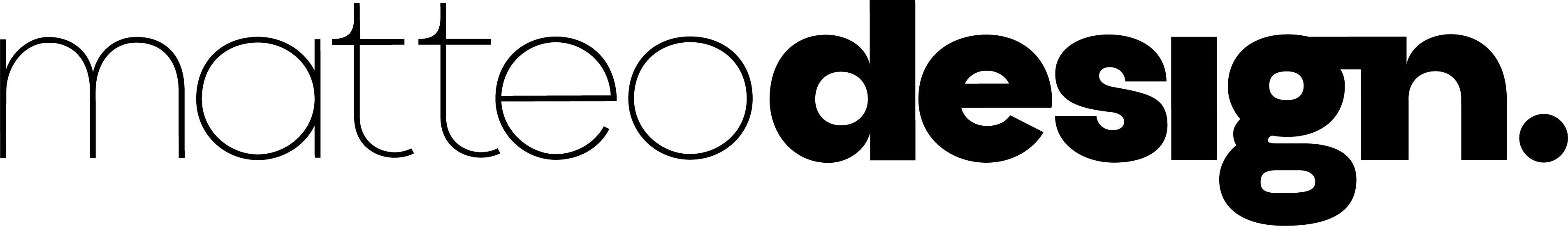 Logo von Matteo Design im dunklen Stil, kreiert von einem Webdesigner aus Berlin.